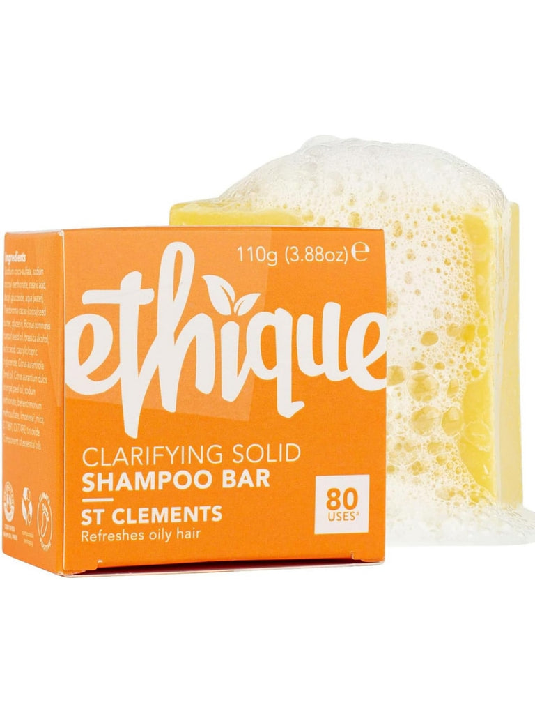 Ethique, Clarifying Shampoo Bar for Oily Scalp and Hair, St Clements, 3.88 oz