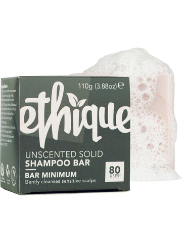 Ethique, Unscented Shampoo Bar, Bar Minimum, 3.88 oz