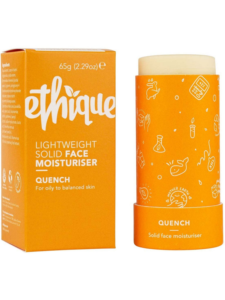 Ethique, Quench, Lightweight Solid Face Moisturiser, 2.32 oz