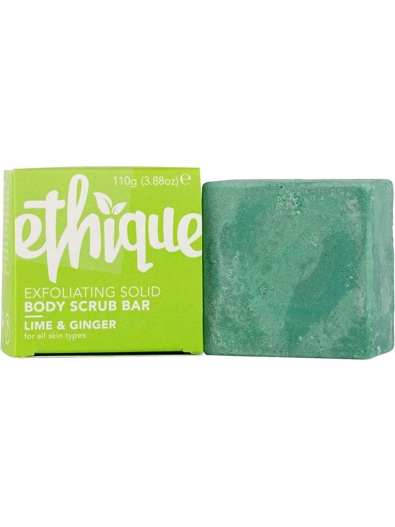 Ethique, Exfoliating Lime & Ginger Solid Body Scrub Bar, 3.88 oz