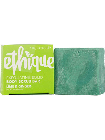 Ethique, Exfoliating Lime & Ginger Solid Body Scrub Bar, 3.88 oz