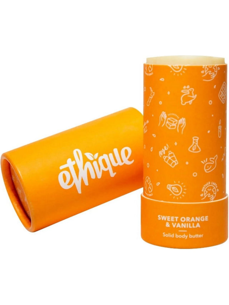 Ethique, Sweet Orange & Vanilla Solid Body Butter, 3.52 oz