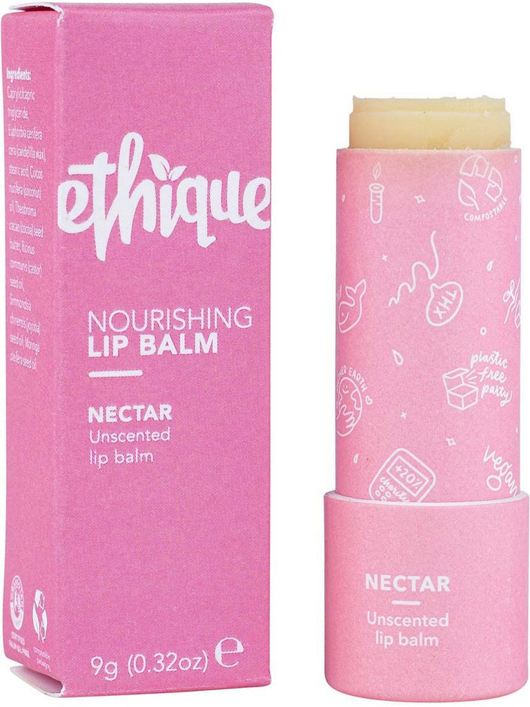 Ethique, Nectar Unscented Lip Balm, 0.32 oz