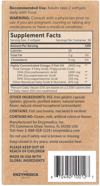 Enzymedica, Aqua Biome Maximum Strength, 60 Softgels