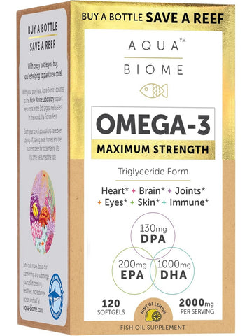 Enzymedica, Aqua Biome Maximum Strength, 120 Softgels