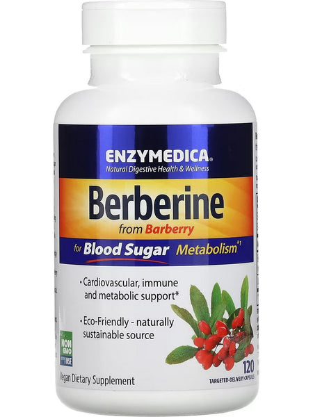 Enzymedica, Berberine, 120 Capsules