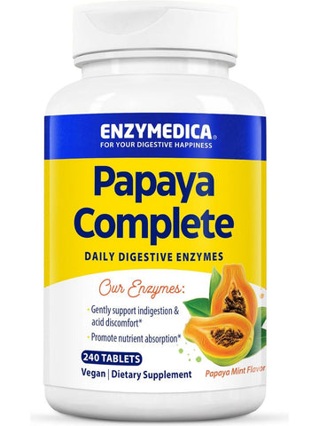 Enzymedica, Papaya Complete, 240 Tablets