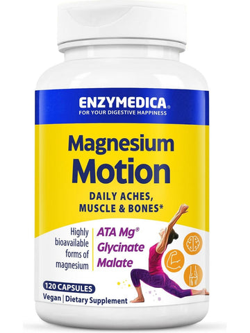 Enzymedica, Magnesium Motion, 120 Capsules