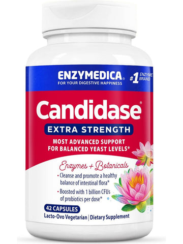 Enzymedica, Candidase Extra Strength, 42 Capsules
