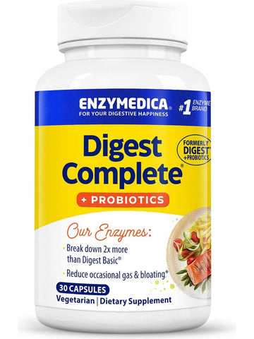 Enzymedica, Digest Complete + Probiotics, 30 Capsules