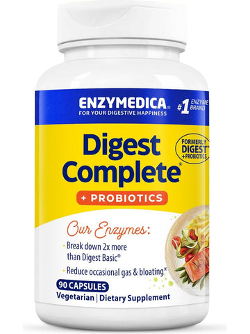 Enzymedica, Digest Complete + Probiotics, 90 Capsules