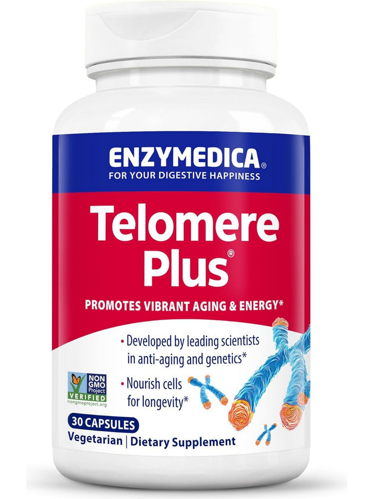 Enzymedica, Telomere Plus, 30 Capsules