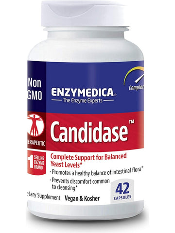 Enzymedica, Candidase, 42 Capsules