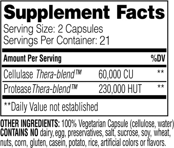 Enzymedica, Candidase, 42 Capsules