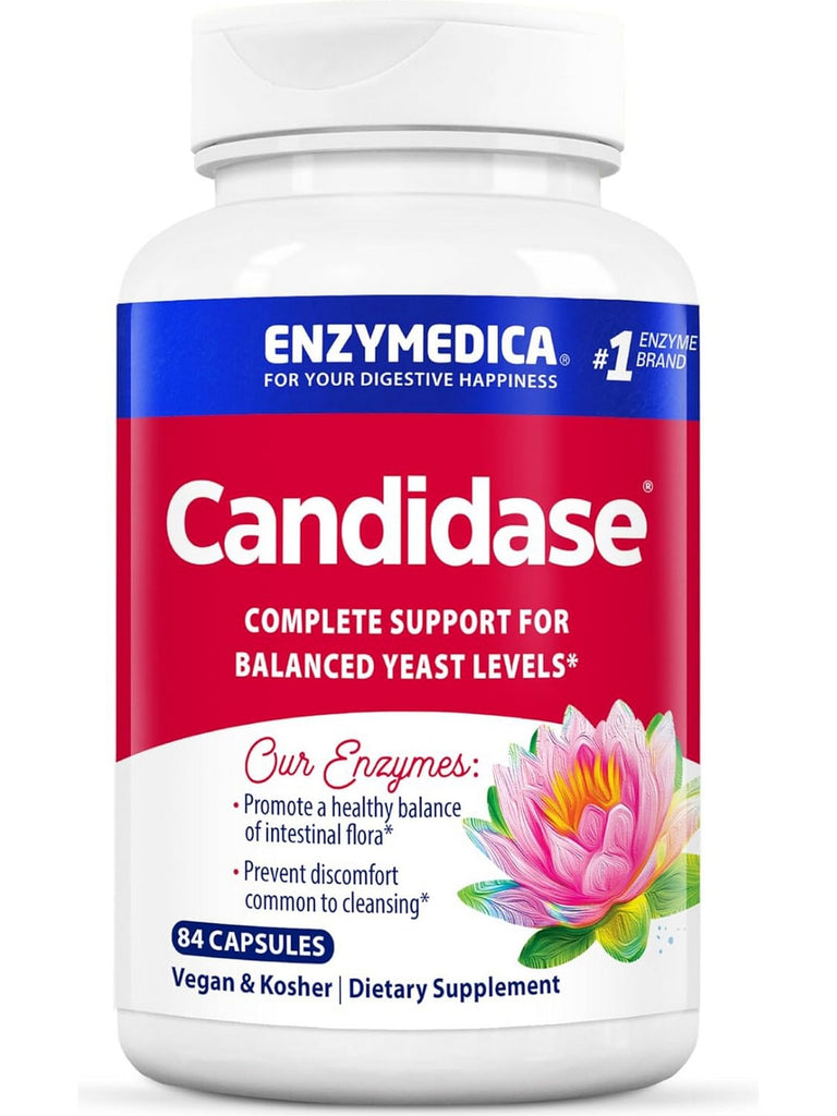 Enzymedica, Candidase, 84 Capsules