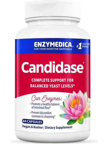 Enzymedica, Candidase, 84 Capsules