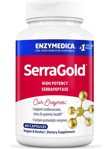 Enzymedica, SerraGold, 60 Capsules