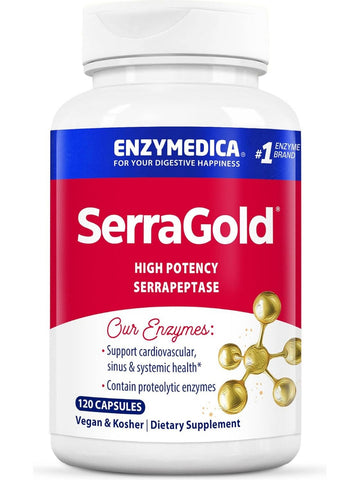 Enzymedica, SerraGold, 120 Capsules