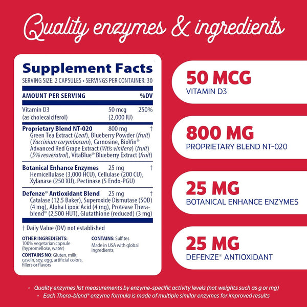 Enzymedica, Stem XCell, 60 Capsules