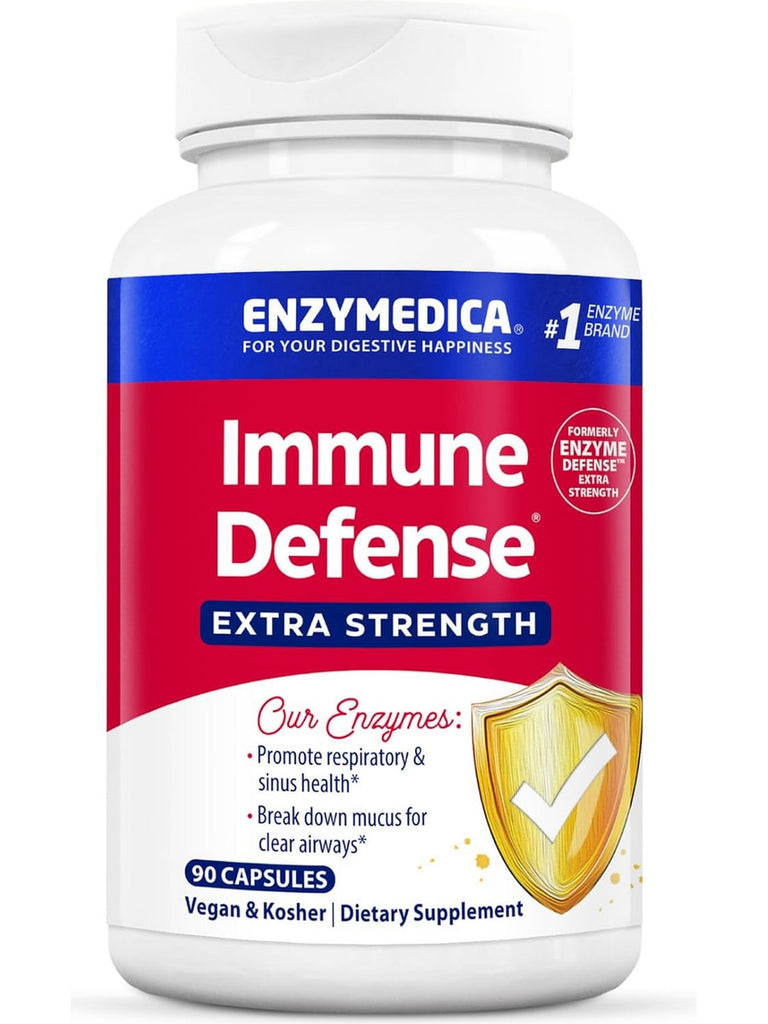 Enzymedica, Immune Defense Extra Strength, 90 Capsules
