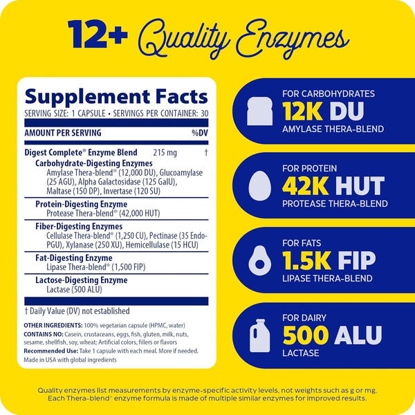 Enzymedica, Digest Complete, 30 Capsules