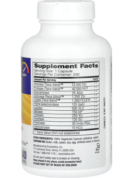 Enzymedica, Digest Complete, 240 Capsules
