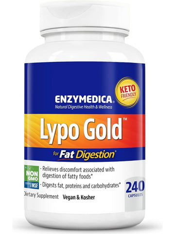 Enzymedica, Lypo Gold, 240 Capsules