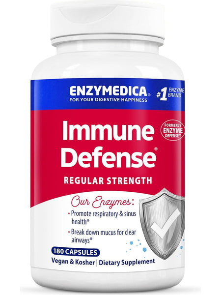 Enzymedica, Immune Defense, 180 Capsules
