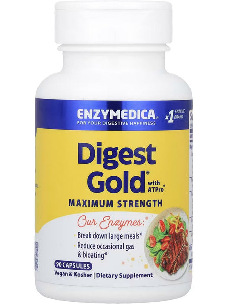 Enzymedica, Digest Gold, 90 Capsules