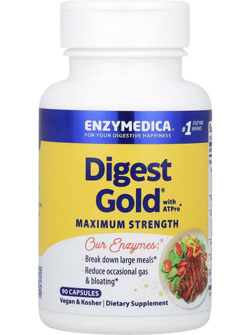 Enzymedica, Digest Gold, 90 Capsules