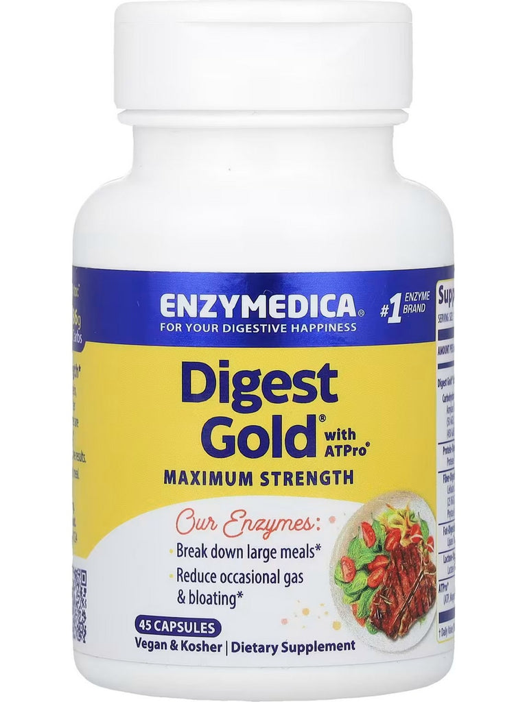 Enzymedica, Digest Gold, 45 Capsules
