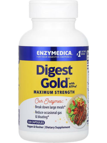 Enzymedica, Digest Gold, 120 Capsules