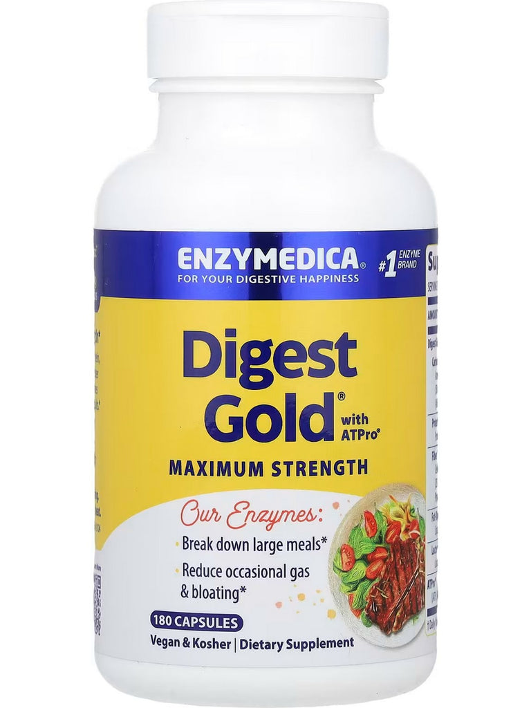 Enzymedica, Digest Gold, 180 Capsules