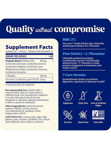 Enzymedica, SubCulture Probiotic for Mood, 30 Delayed Release Capsules