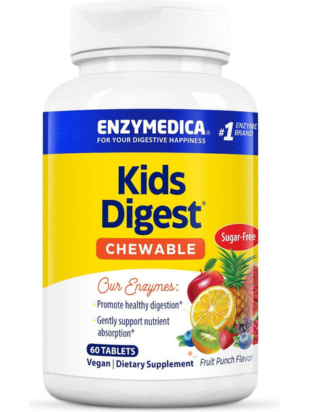 Enzymedica, Kids Digest Chewable, 60 Tablets