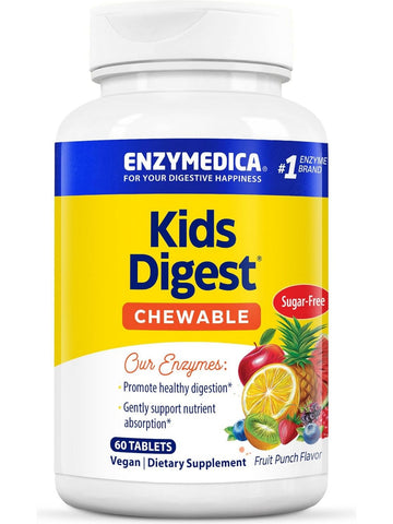Enzymedica, Kids Digest Chewable, 60 Tablets
