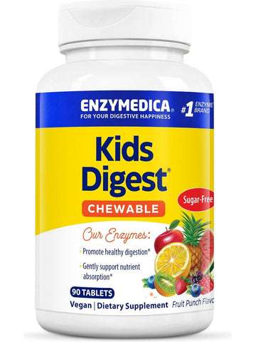 Enzymedica, Kids Digest Chewable, 90 Tablets