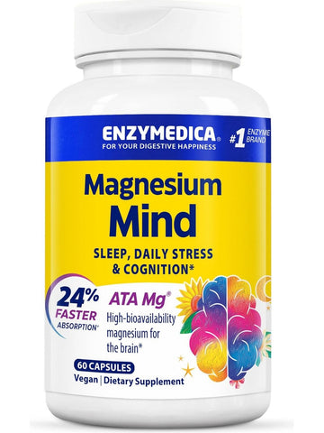 Enzymedica, Magnesium Mind, 60 Capsules