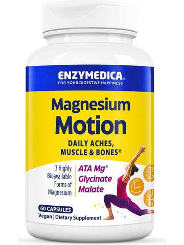 Enzymedica, Magnesium Motion, 60 Capsules