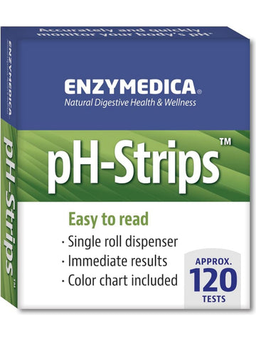 Enzymedica, pH-Strips, 120 Tests