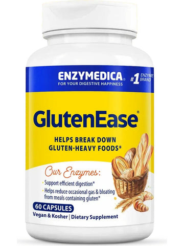 Enzymedica, GlutenEase, 60 Capsules