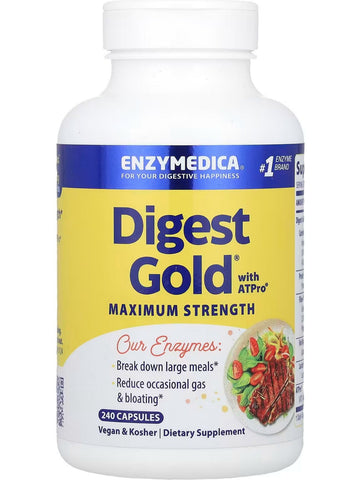 Enzymedica, Digest Gold, 240 Capsules