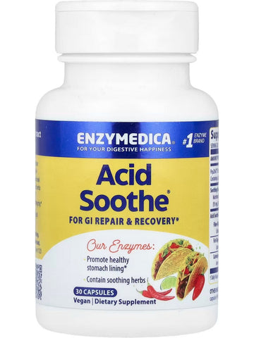 Enzymedica, Acid Soothe, 30 Capsules
