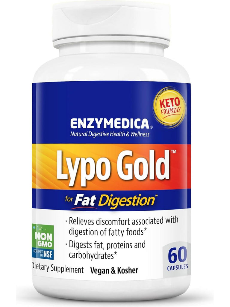 Enzymedica, Lypo Gold, 60 Capsules