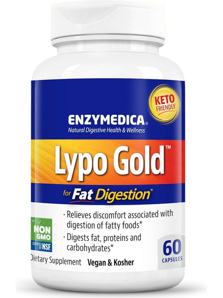 Enzymedica, Lypo Gold, 60 Capsules