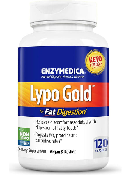 Enzymedica, Lypo Gold, 120 Capsules