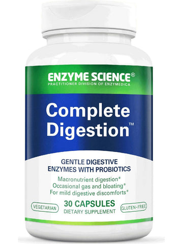 Enzyme Science, Complete Digestion, 30 Capsules