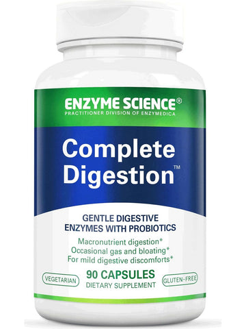 Enzyme Science, Complete Digestion, 90 Capsules