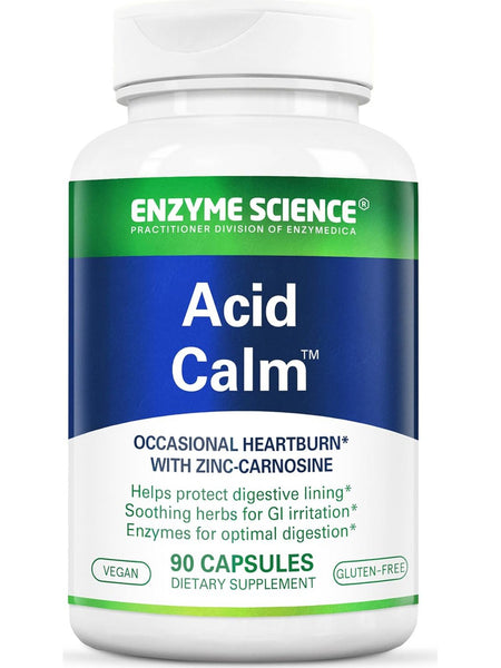 Enzyme Science, Acid Calm, 90 Capsules