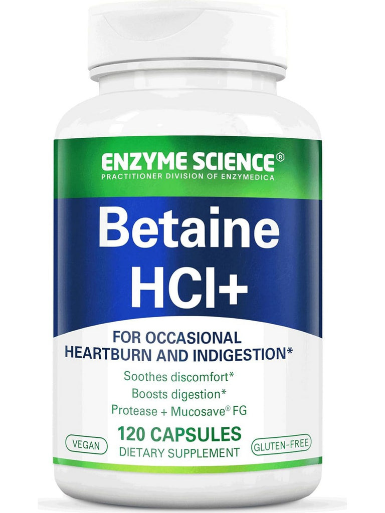 Enzyme Science, Betaine HCL, 120 Capsules